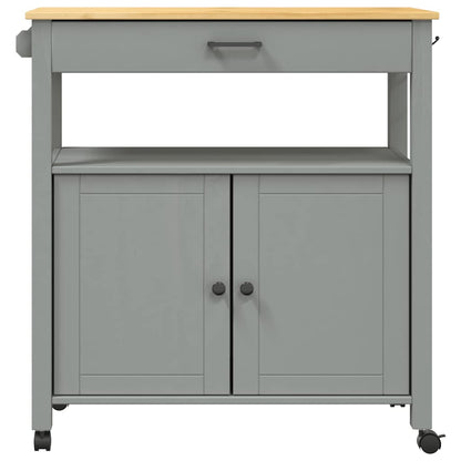 Kitchen Trolley MONZA 84x40x88.5 cm Solid Wood Pine