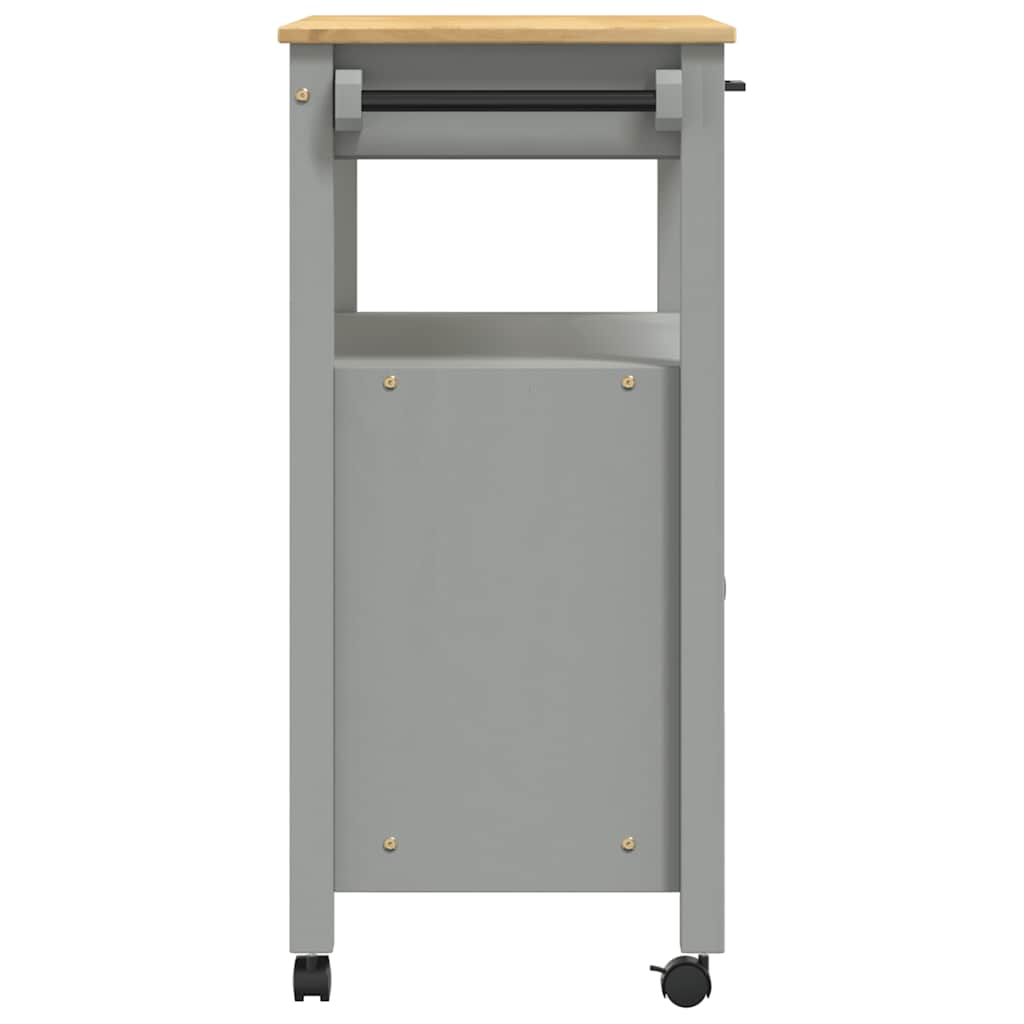 Kitchen Trolley MONZA 84x40x88.5 cm Solid Wood Pine