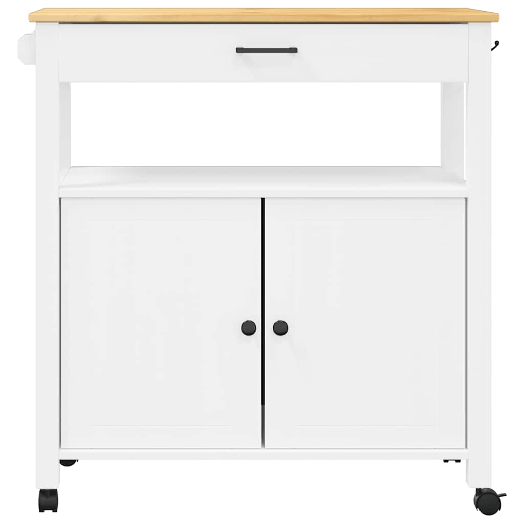 Kitchen Trolley "MONZA" 84x40x88,5 cm Solid Wood Pine
