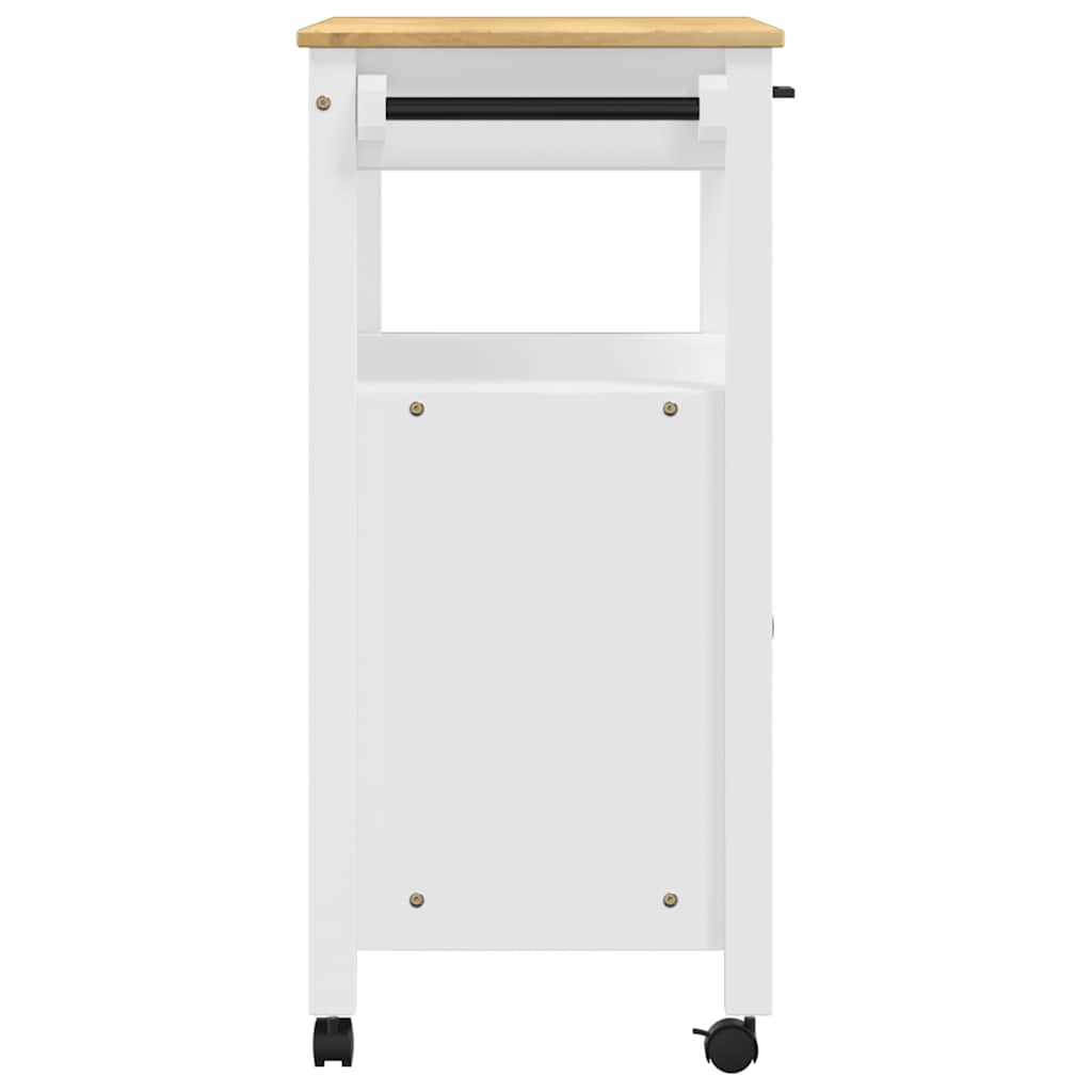 Kitchen Trolley "MONZA" 84x40x88,5 cm Solid Wood Pine