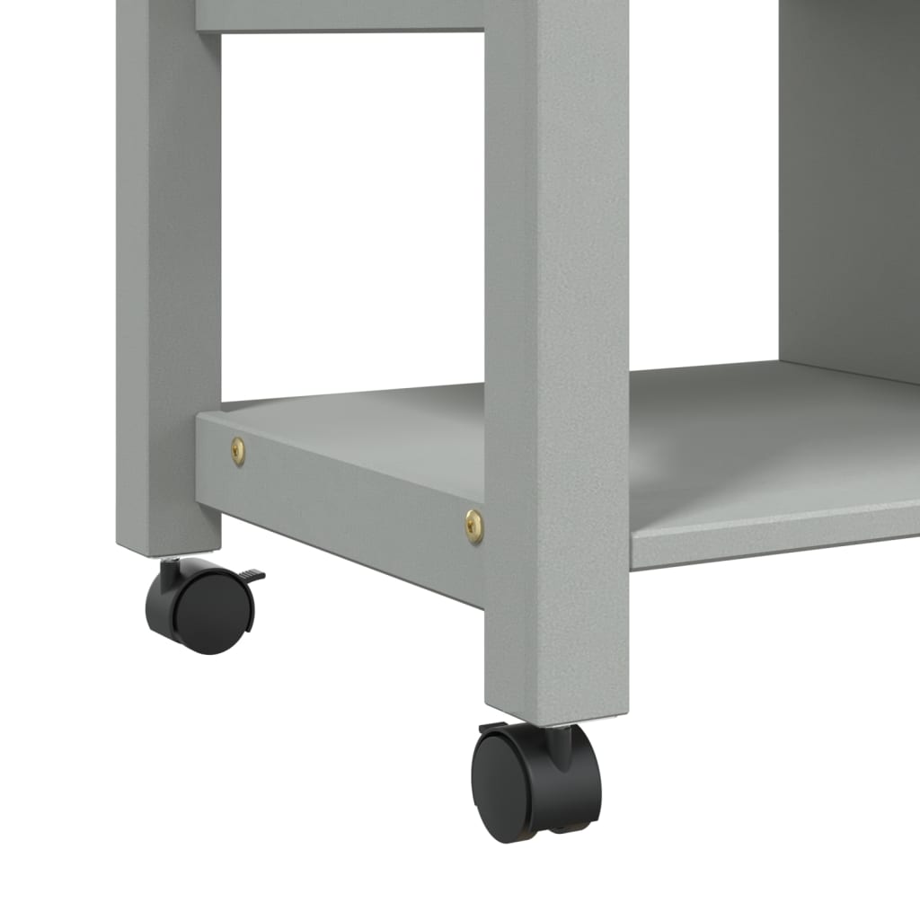 Kitchen Trolley MONZA 84x40x88.5 cm Solid Wood Pine