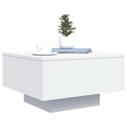 Coffee Table White 55x55x31 cm Engineered Wood