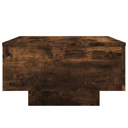 Coffee Table Smoked Oak 55x55x31 cm Engineered Wood