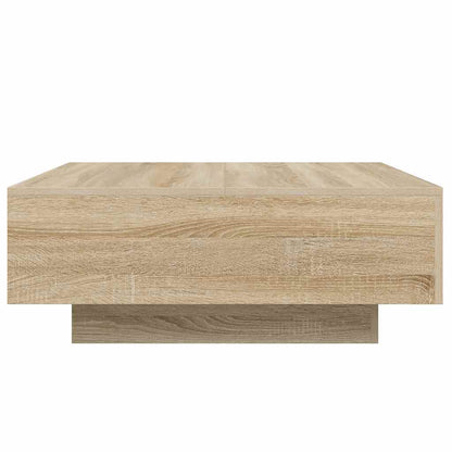 Coffee Table Sonoma Oak 80x80x31 cm Engineered Wood