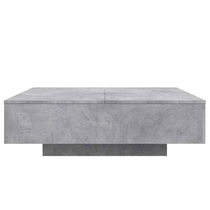 Coffee Table Concrete Grey 100x100x31 cm Engineered Wood
