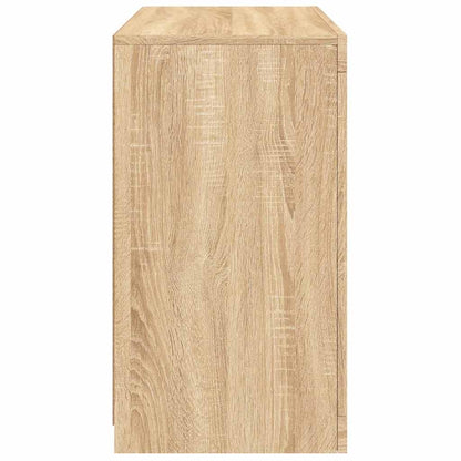 Sideboard with LED Lights Sonoma Oak 60,5x37x67 cm