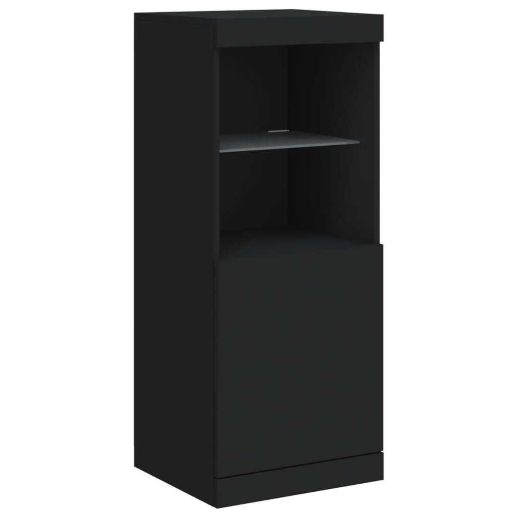 Sideboard | Black | Engineered wood, Glass | Medium | Sideboard
