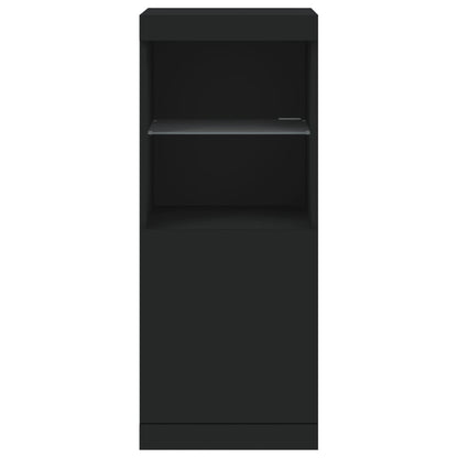 Sideboard | Black | Engineered wood, Glass | Medium | Sideboard