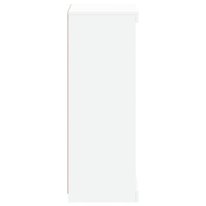 Sideboard with LED Lights White 41x37x100 cm