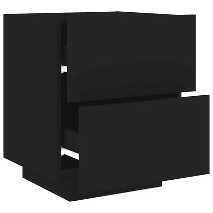 Bedside Cabinet | Black | Engineered wood | Medium | Modern