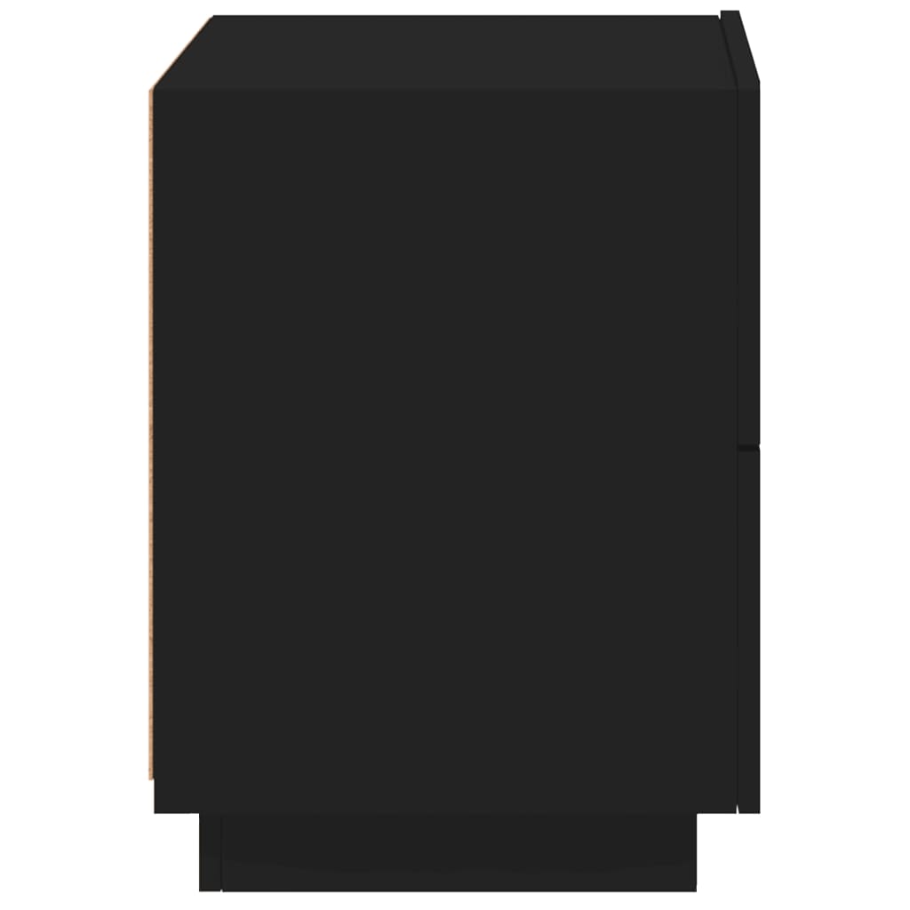 Bedside Cabinet | Black | Engineered wood | Medium | Modern