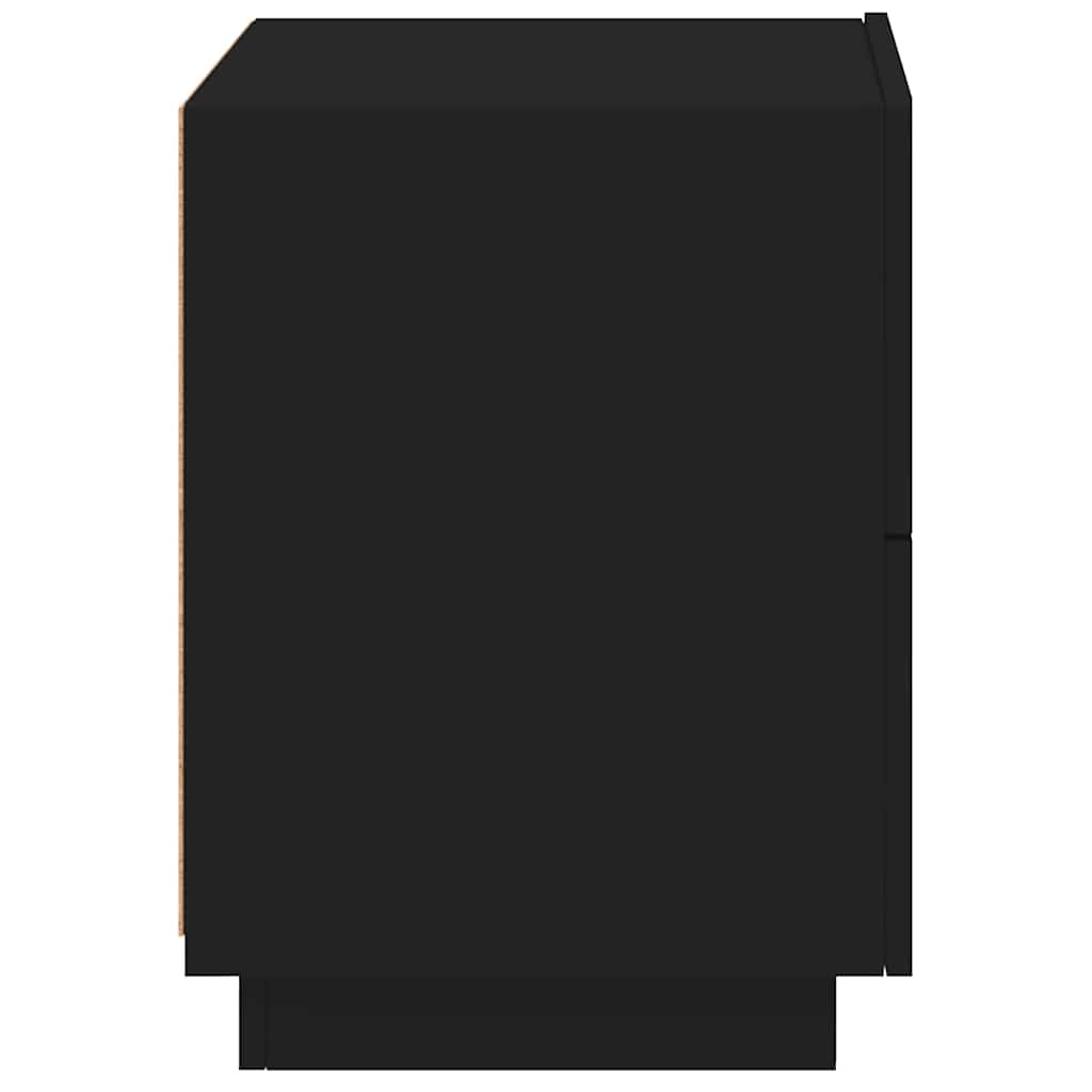 Bedside Cabinet | Black | Engineered wood | Medium | Modern