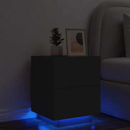 Bedside Cabinet | Black | Engineered wood | Medium | Modern
