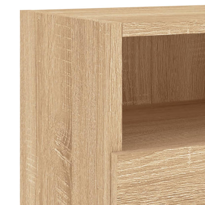 TV Wall Cabinet Sonoma Oak 60x30x30 cm Engineered Wood
