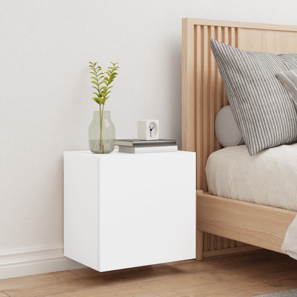 TV Wall Cabinet White 40.5x30x40 cm Engineered Wood