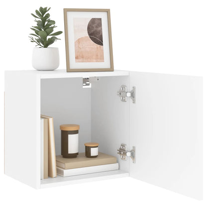 TV Wall Cabinet White 40.5x30x40 cm Engineered Wood