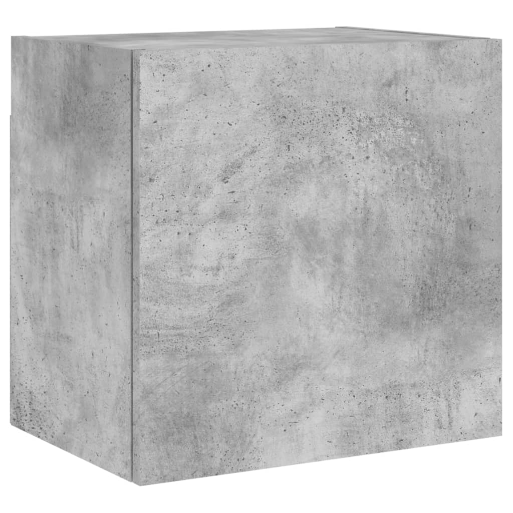 TV Wall Cabinet Concrete Grey 40.5x30x40 cm Engineered Wood