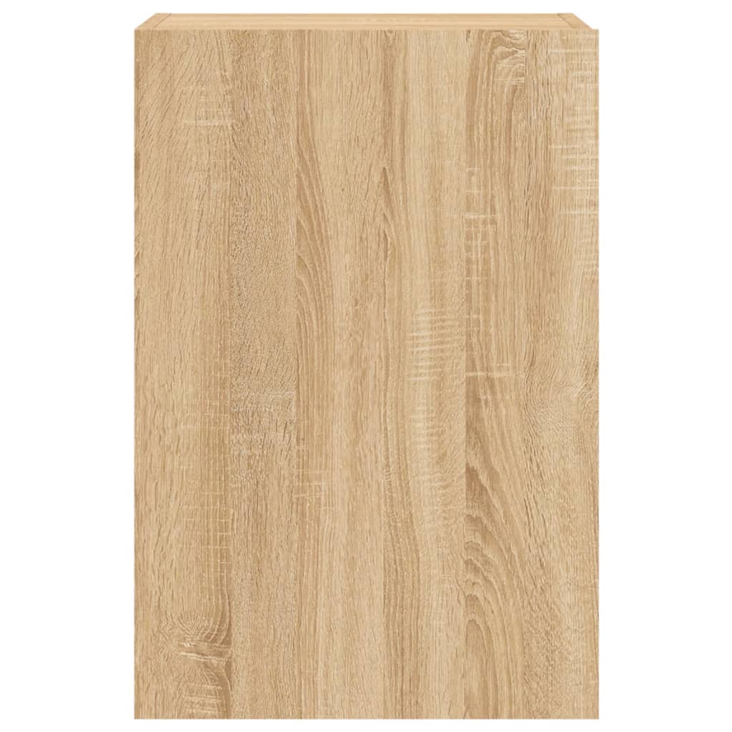 TV Wall Cabinet Sonoma Oak 40.5x30x60 cm Engineered Wood