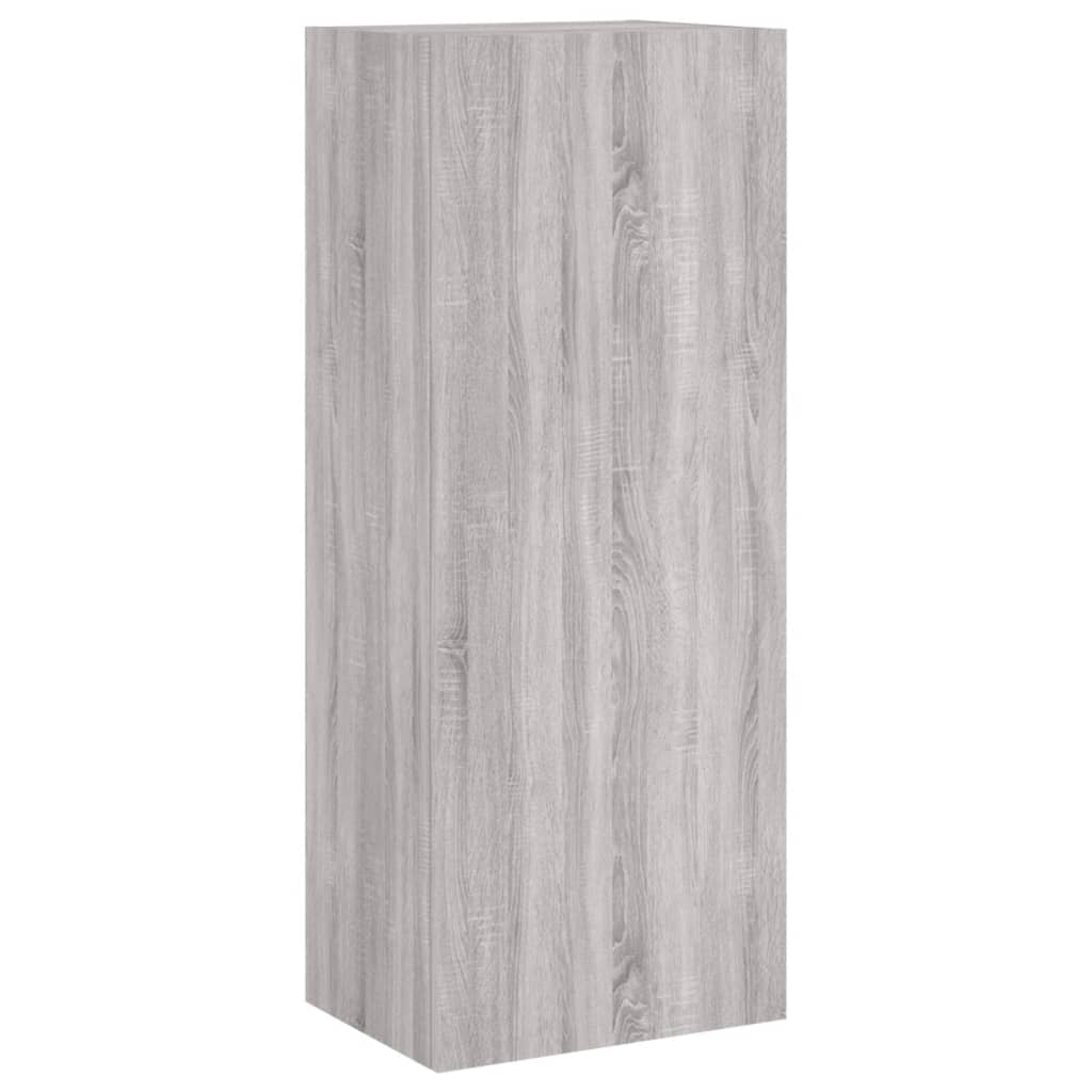 TV Wall Cabinet Grey Sonoma 40,5x30x102 cm Engineered Wood