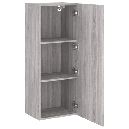 TV Wall Cabinet Grey Sonoma 40,5x30x102 cm Engineered Wood