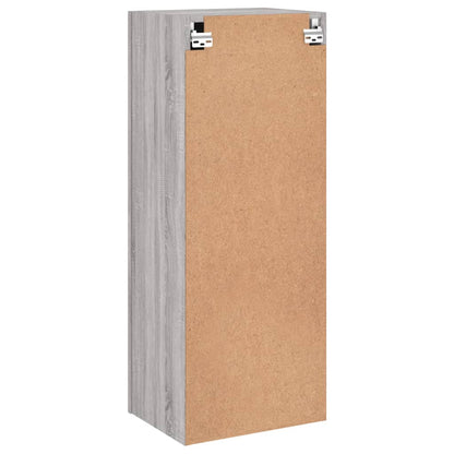 TV Wall Cabinet Grey Sonoma 40,5x30x102 cm Engineered Wood