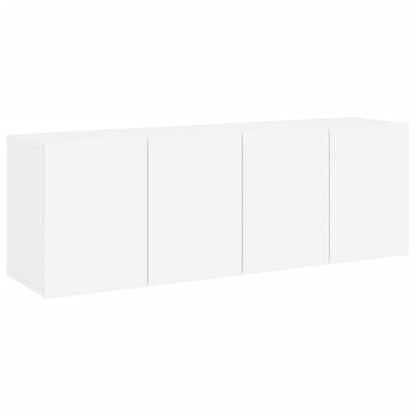 2 Piece Wall-mounted TV Cabinet Set White 60x30x41 cm
