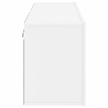 2 Piece Wall-mounted TV Cabinet Set White 60x30x41 cm