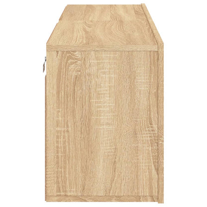 2 Piece Wall-mounted TV Cabinet Set Sonoma Oak 60x30x41 cm