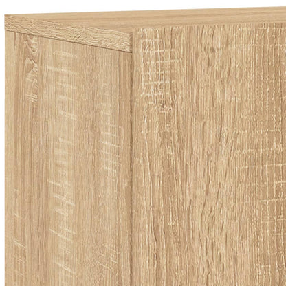2 Piece Wall-mounted TV Cabinet Set Sonoma Oak 60x30x41 cm