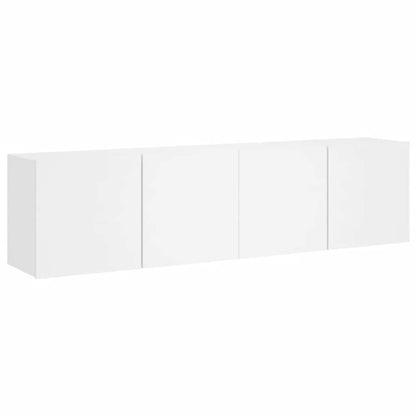 TV Cabinets Wall-mounted 2 pcs White 80x30x41 cm
