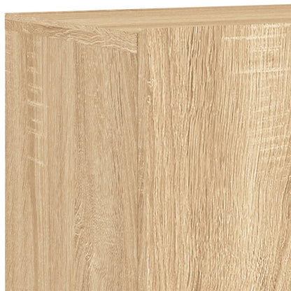 2 Piece Wall-mounted TV Cabinet Set Sonoma Oak 80x30x41 cm