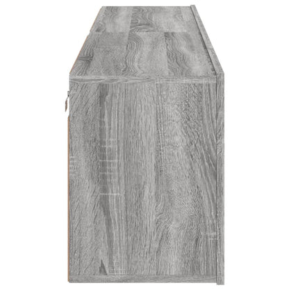 2 Piece Wall-mounted TV Cabinet Set Grey Sonoma 80x30x41 cm