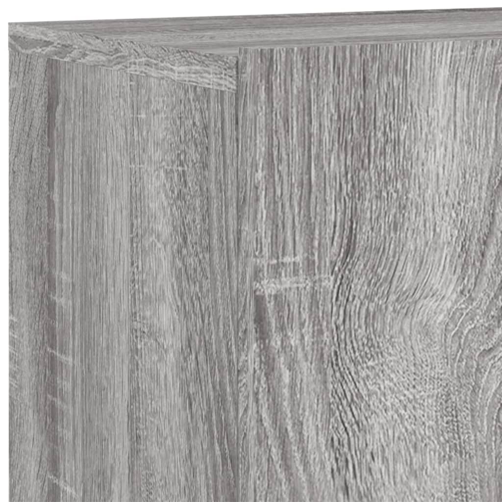 2 Piece Wall-mounted TV Cabinet Set Grey Sonoma 80x30x41 cm