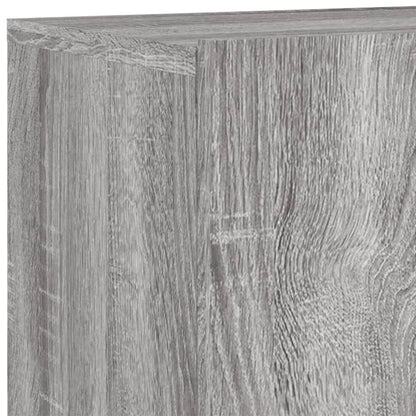 2 Piece Wall-mounted TV Cabinet Set Grey Sonoma 80x30x41 cm