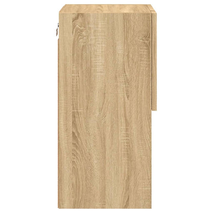 2 Piece TV Cabinet Set with LED Lights Sonoma Oak 30,5x30x60 cm