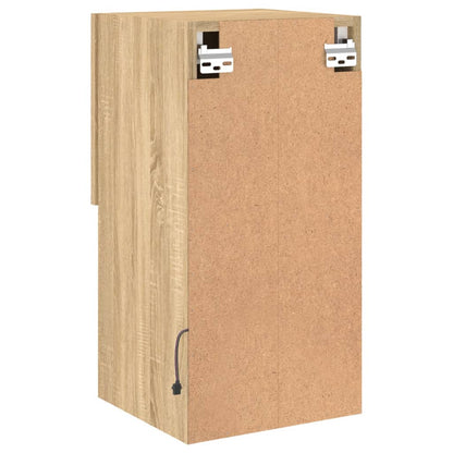2 Piece TV Cabinet Set with LED Lights Sonoma Oak 30,5x30x60 cm