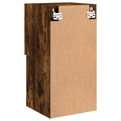 2 Piece TV Cabinet Set with LED Lights Smoked Oak 30,5x30x60 cm