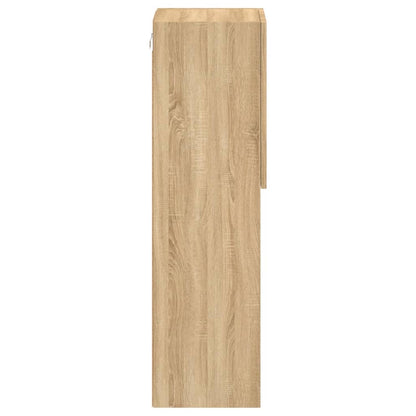 2 Piece TV Cabinet Set with LED Lights Sonoma Oak 30,5x30x102 cm
