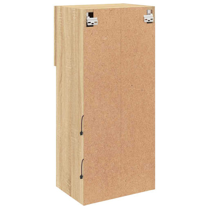 2 Piece TV Cabinet Set with LED Lights Sonoma Oak 40,5x30x90 cm