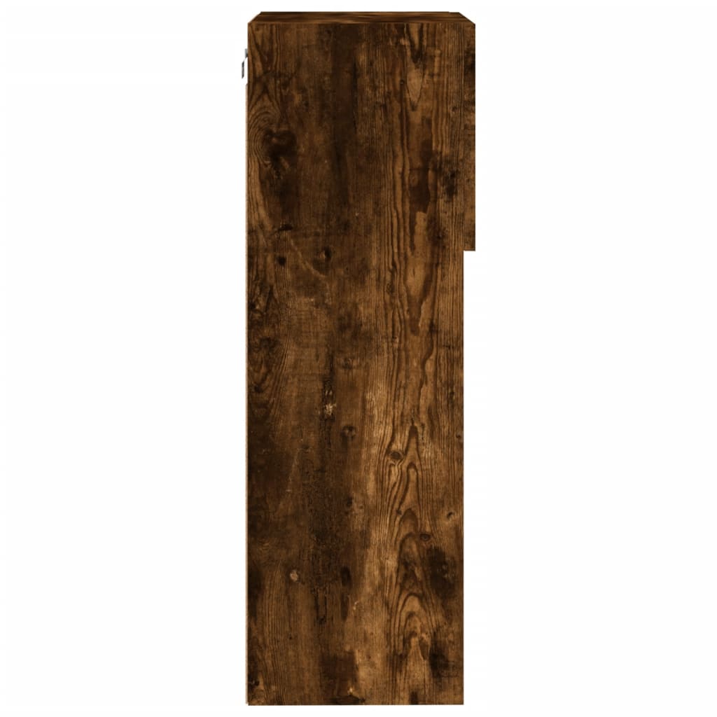TV Cabinet | Set of 2 | Smoked oak | Engineered wood, glass | Medium