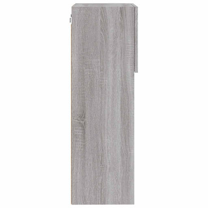 TV Cabinet with LED Lights Grey Sonoma 40,5x30x90 cm