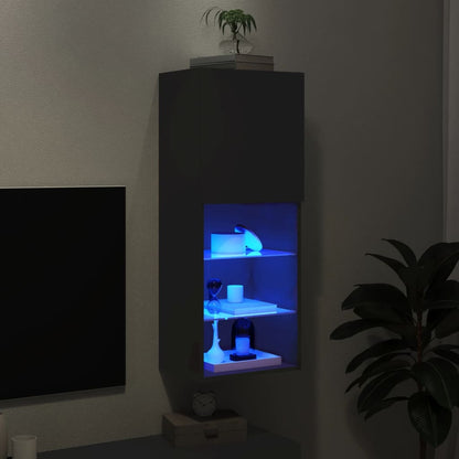 TV Cabinet | Black | Engineered wood, glass | Medium | Wall mounting