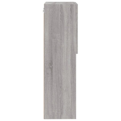 TV Cabinet with LED Lights Grey Sonoma 40,5x30x102 cm