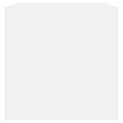 TV Wall Cabinets with LED Lights 2 pcs White 40.5x35x40 cm