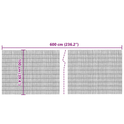 Garden Fence 600x100 cm Reed