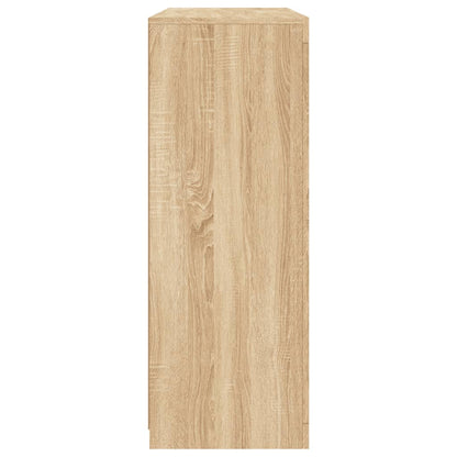Sideboards with LED Lights 3 pcs Sonoma Oak Engineered Wood