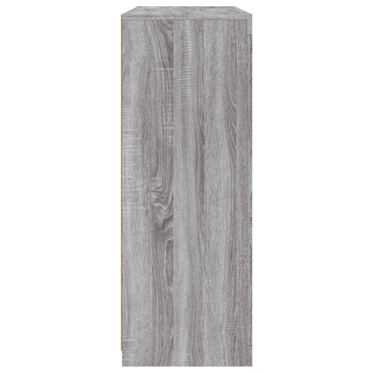Sideboards with LED Lights 3 pcs Grey Sonoma Engineered Wood