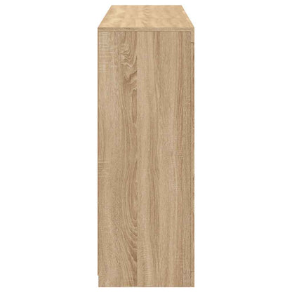 Sideboards with LED Lights 3 pcs Sonoma Oak Engineered Wood