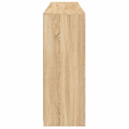 Sideboards with LED Lights 3 pcs Sonoma Oak Engineered Wood