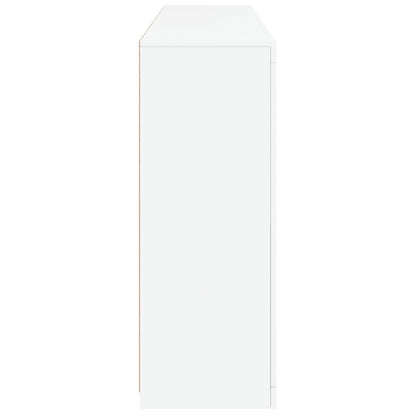 Sideboard with LED Lights White 162x37x100 cm